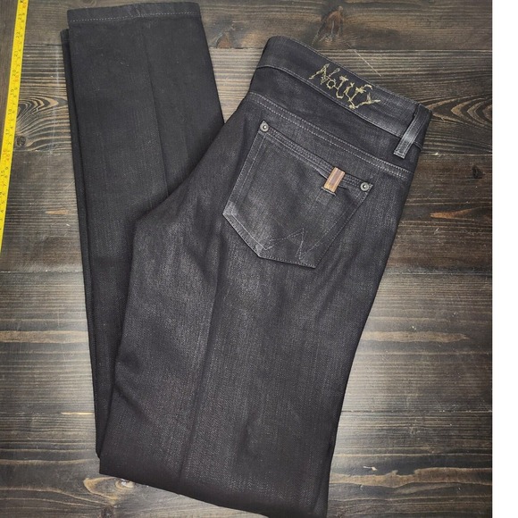Notify "NFY" Womans‎ Black Jeans Size 30 Made in Italy - Picture 1 of 10